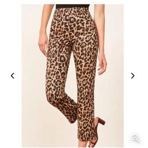 Reformation Marlon leopard‎ pants